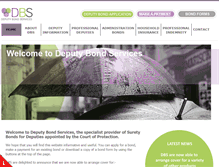Tablet Screenshot of deputybondservice.com